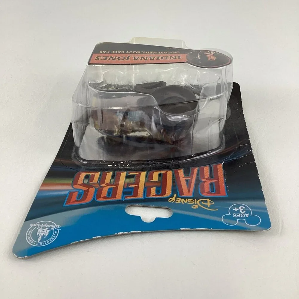 Disney Parks Racers Indiana Jones Die Cast Metal Body Race Car Souvenir Toy New